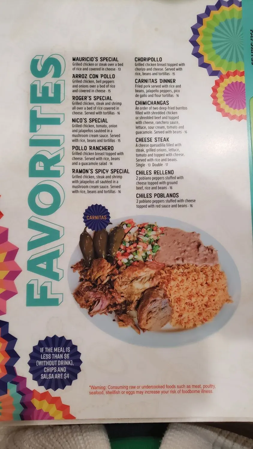 Menu 6