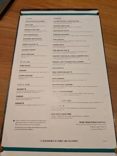 Menu 5