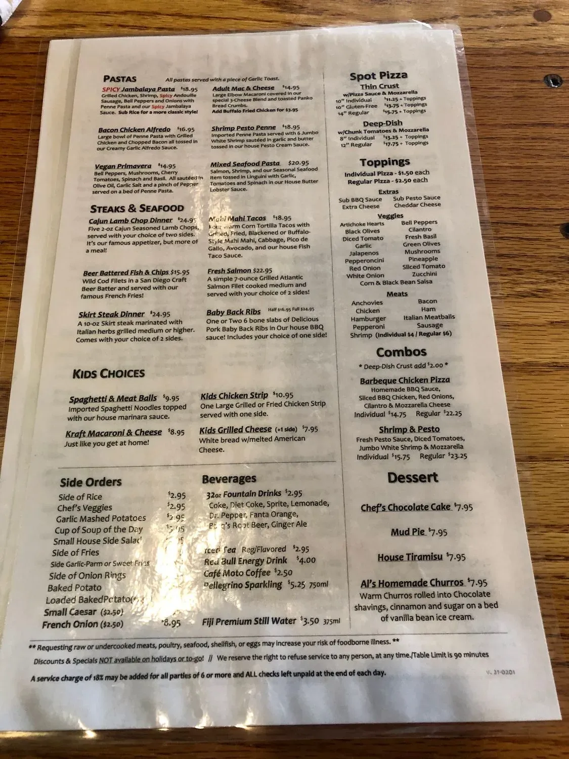 Menu 4