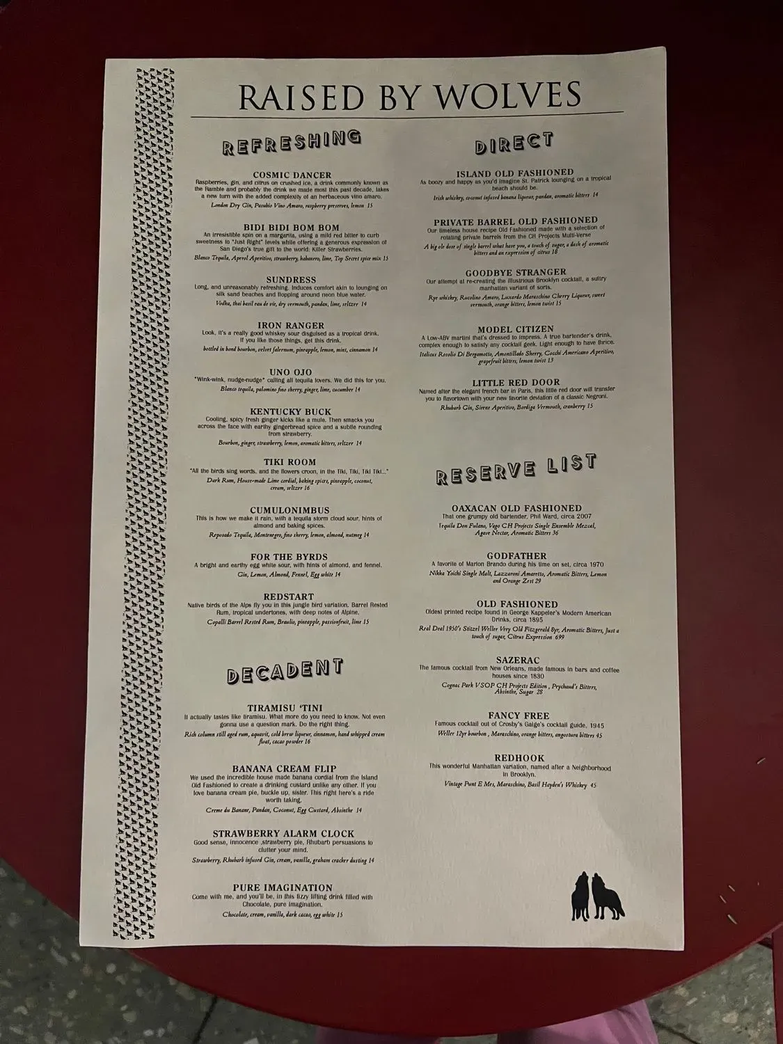 Menu 5