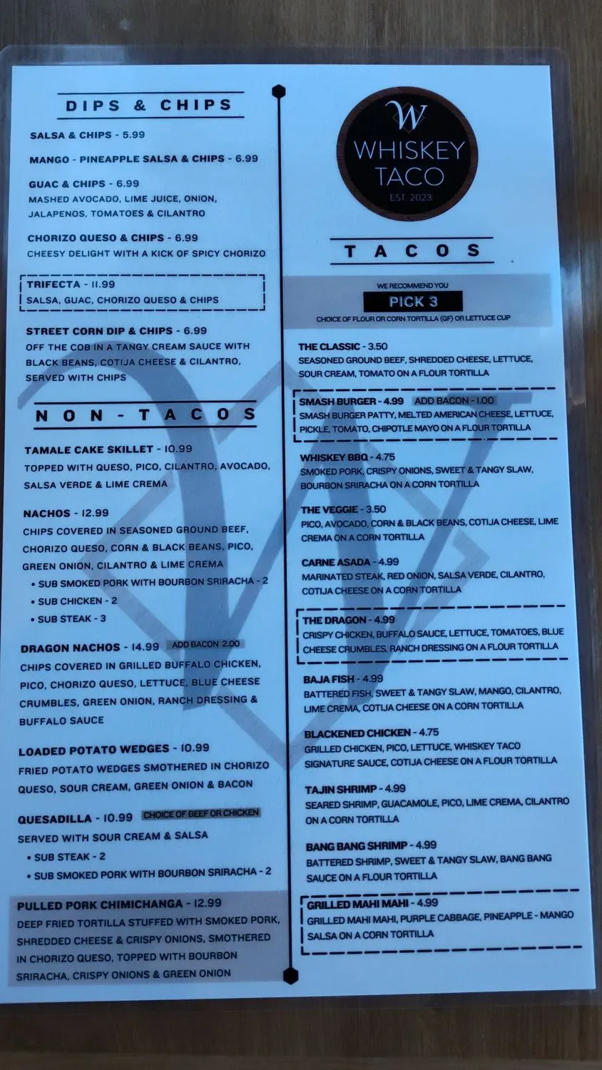 Menu 5