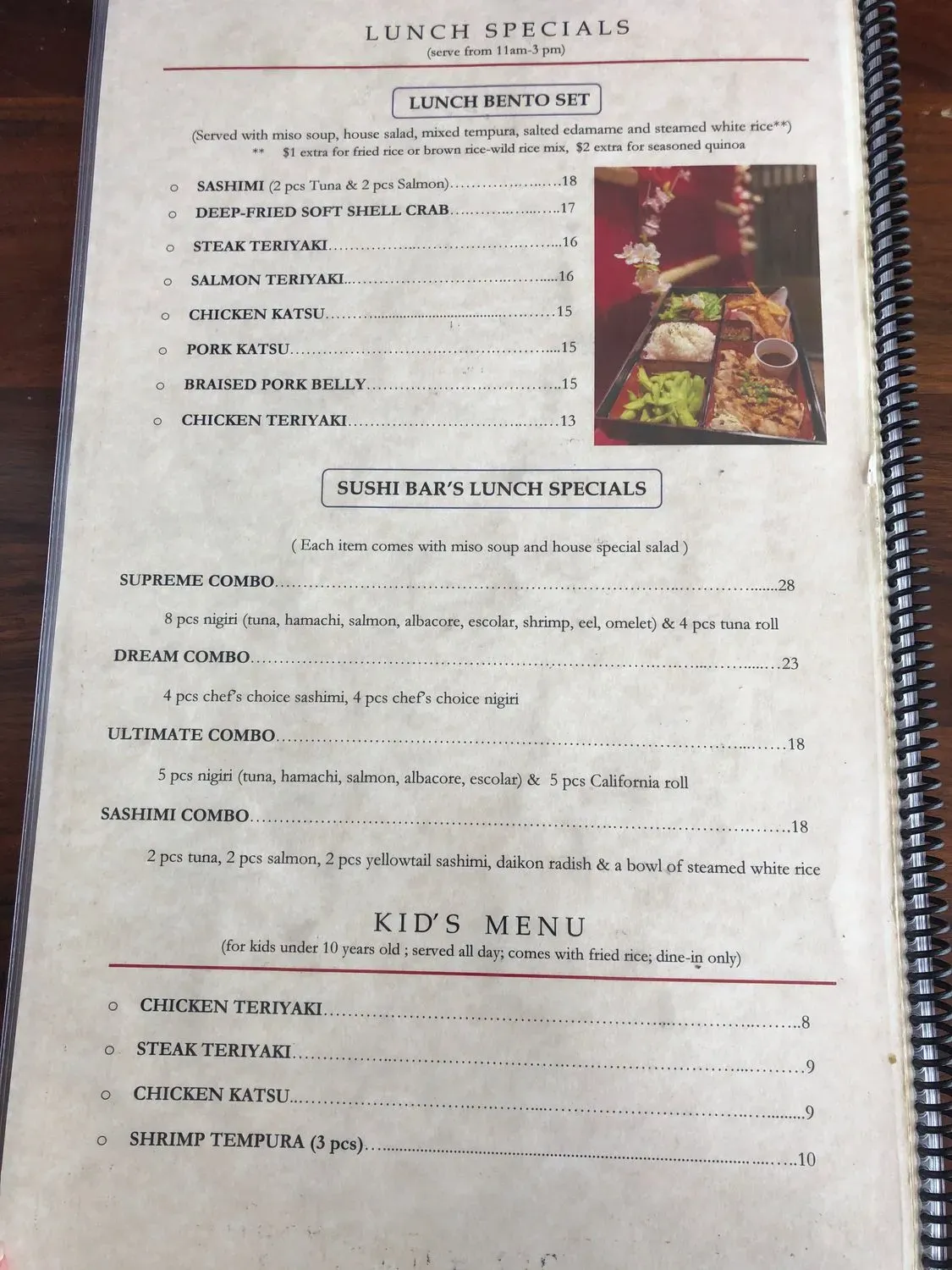 Menu 3