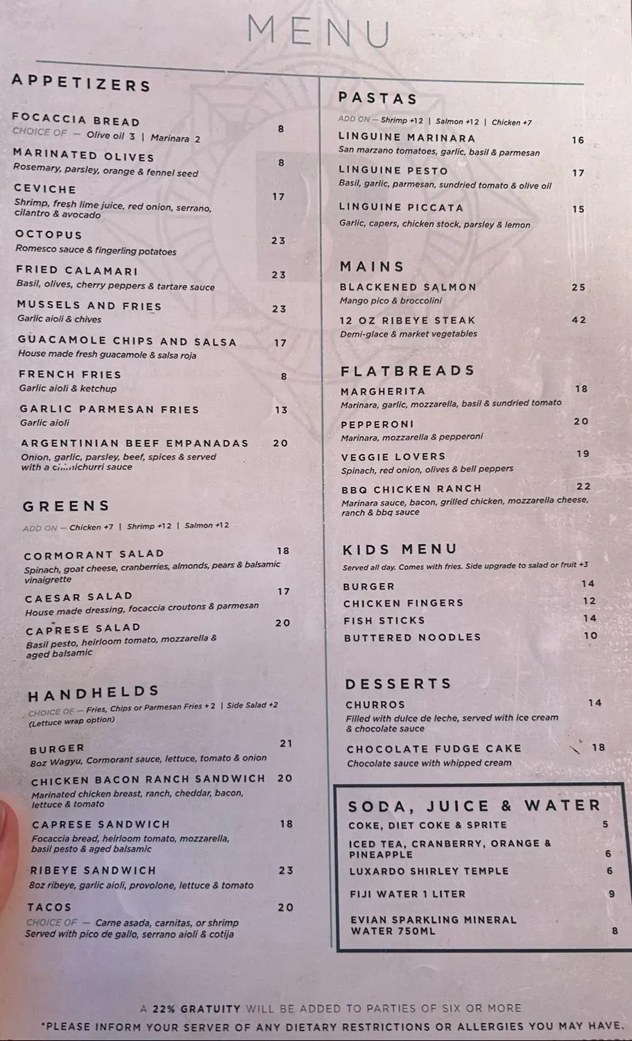 Menu 5