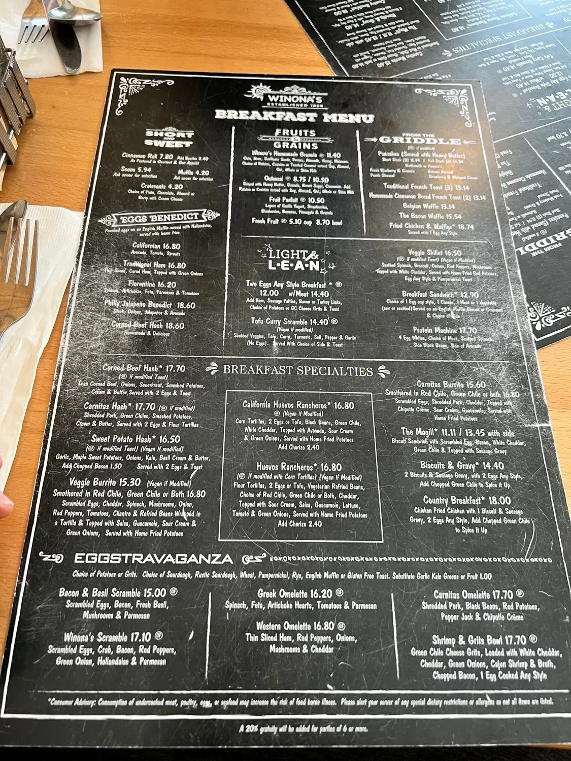 Menu 6