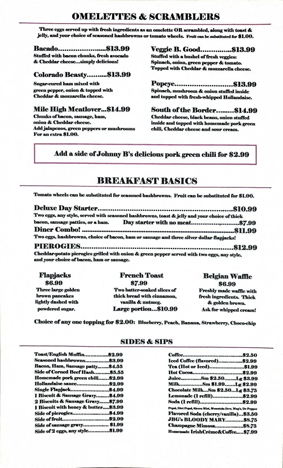 Menu 4