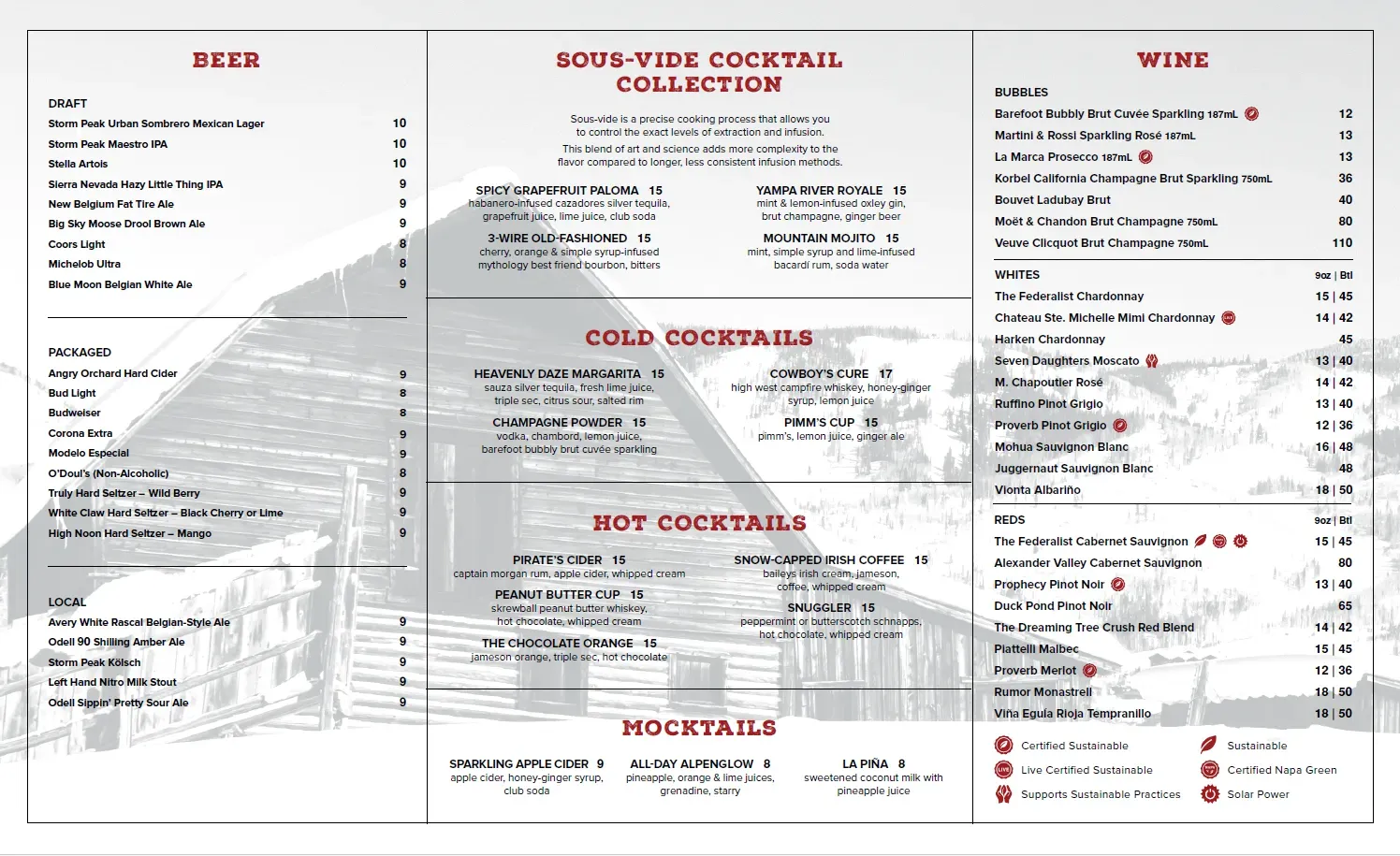 Menu 2