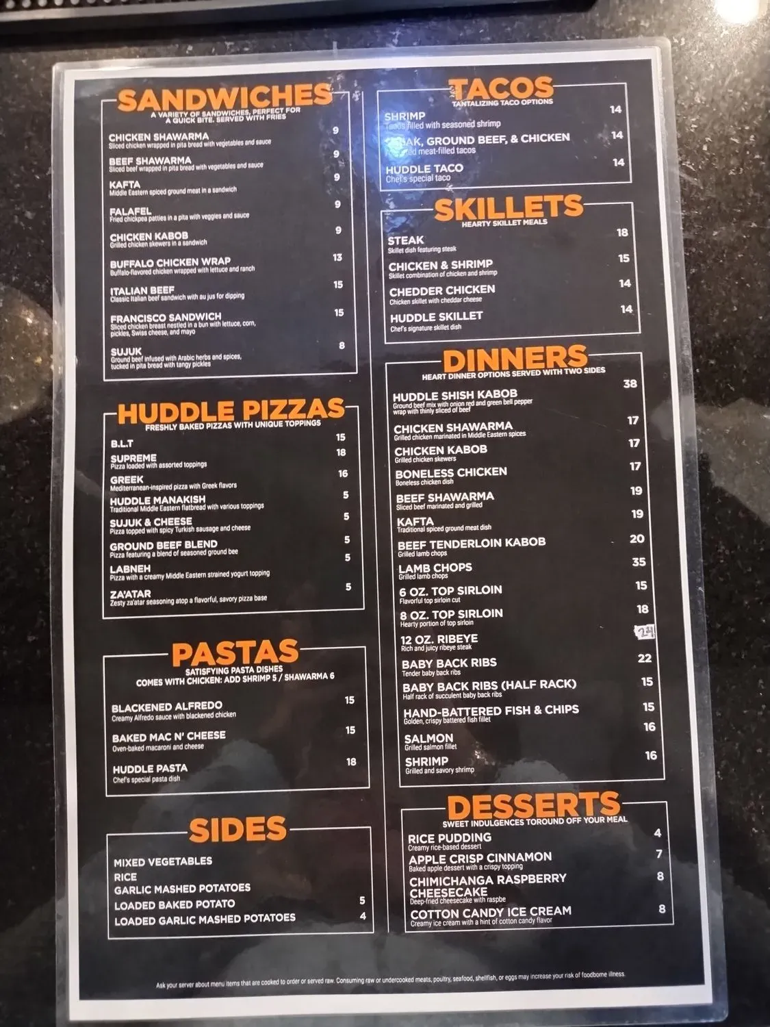 Menu 3