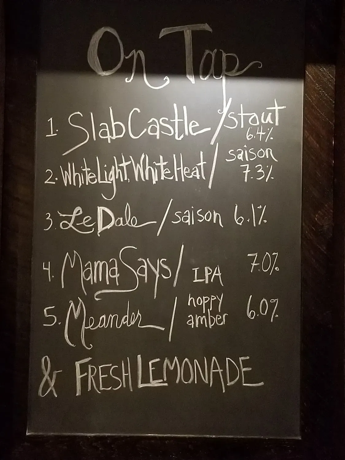 Menu 6