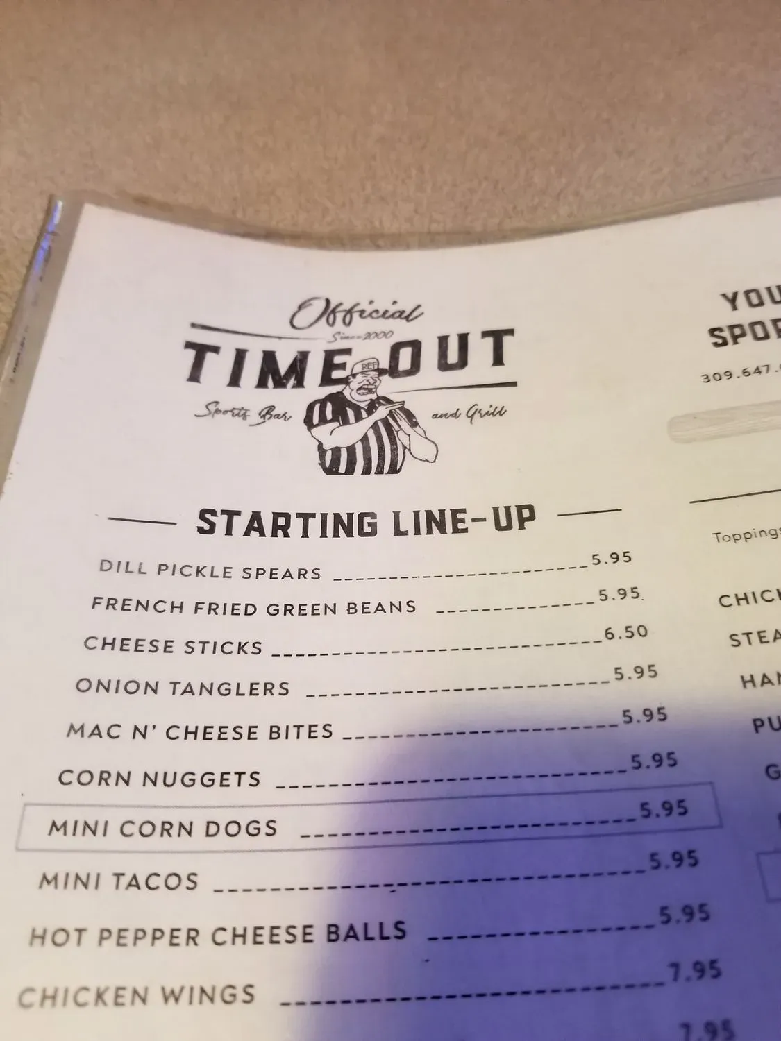 Menu 4