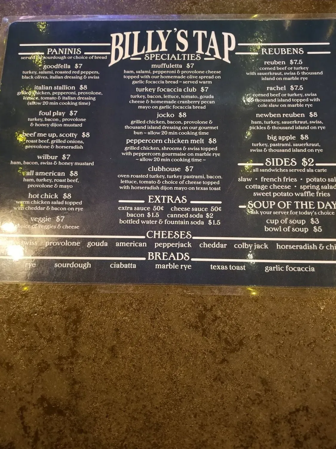 Menu 5