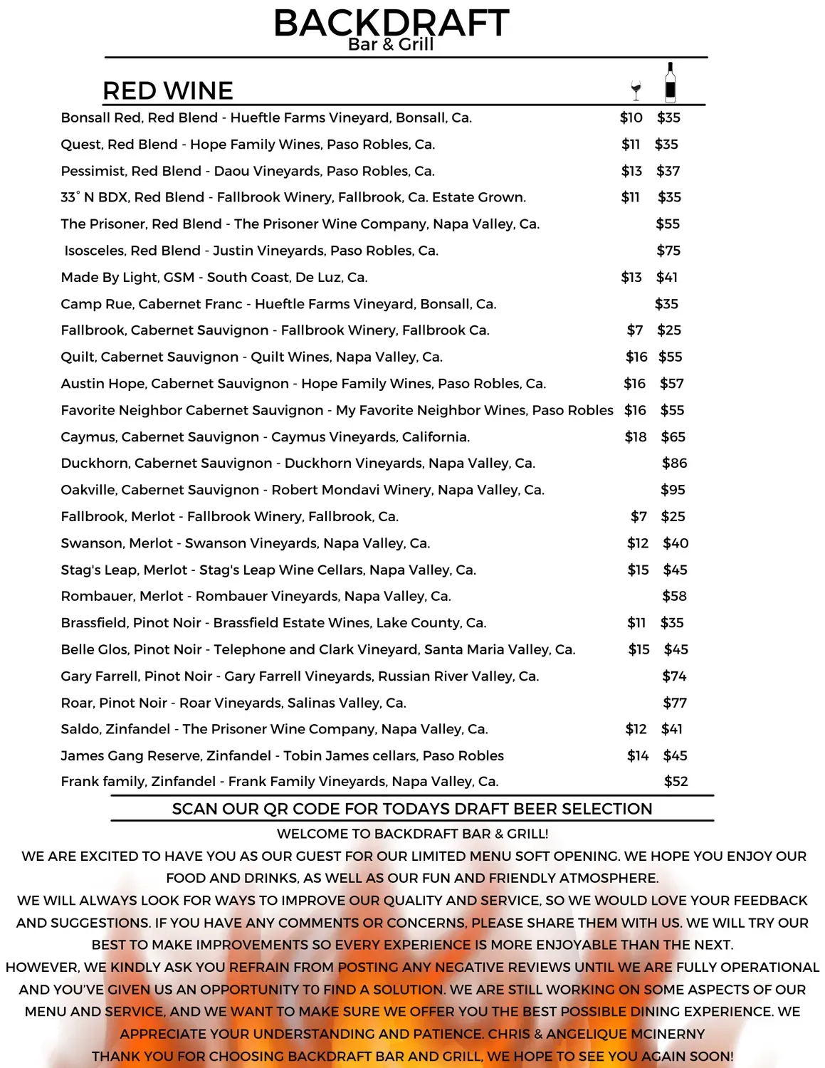 Menu 5