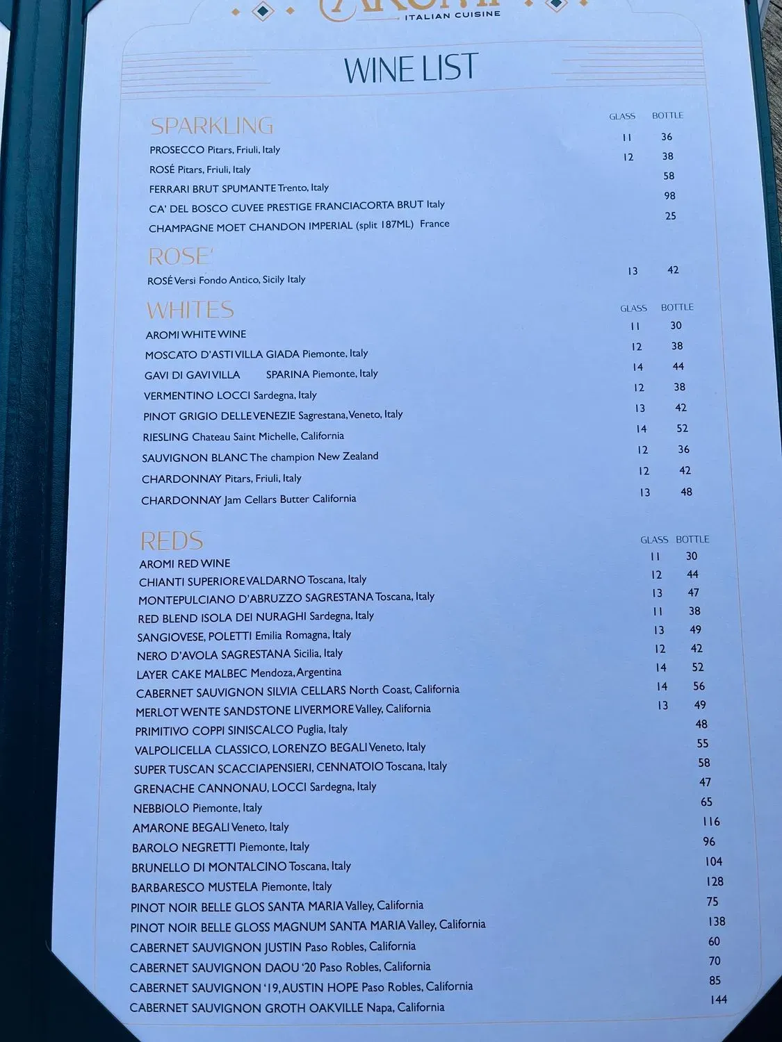 Menu 5