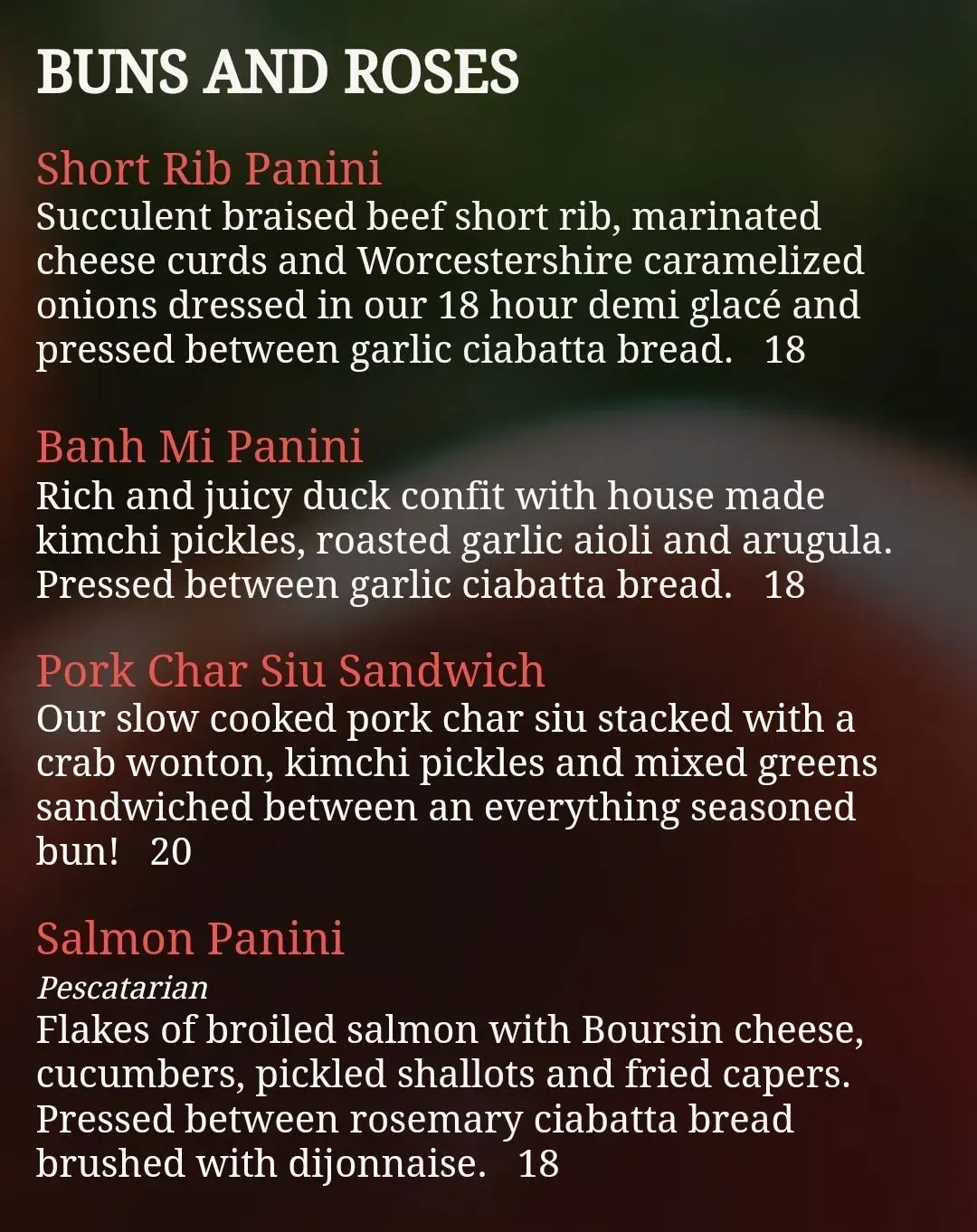 Menu 2