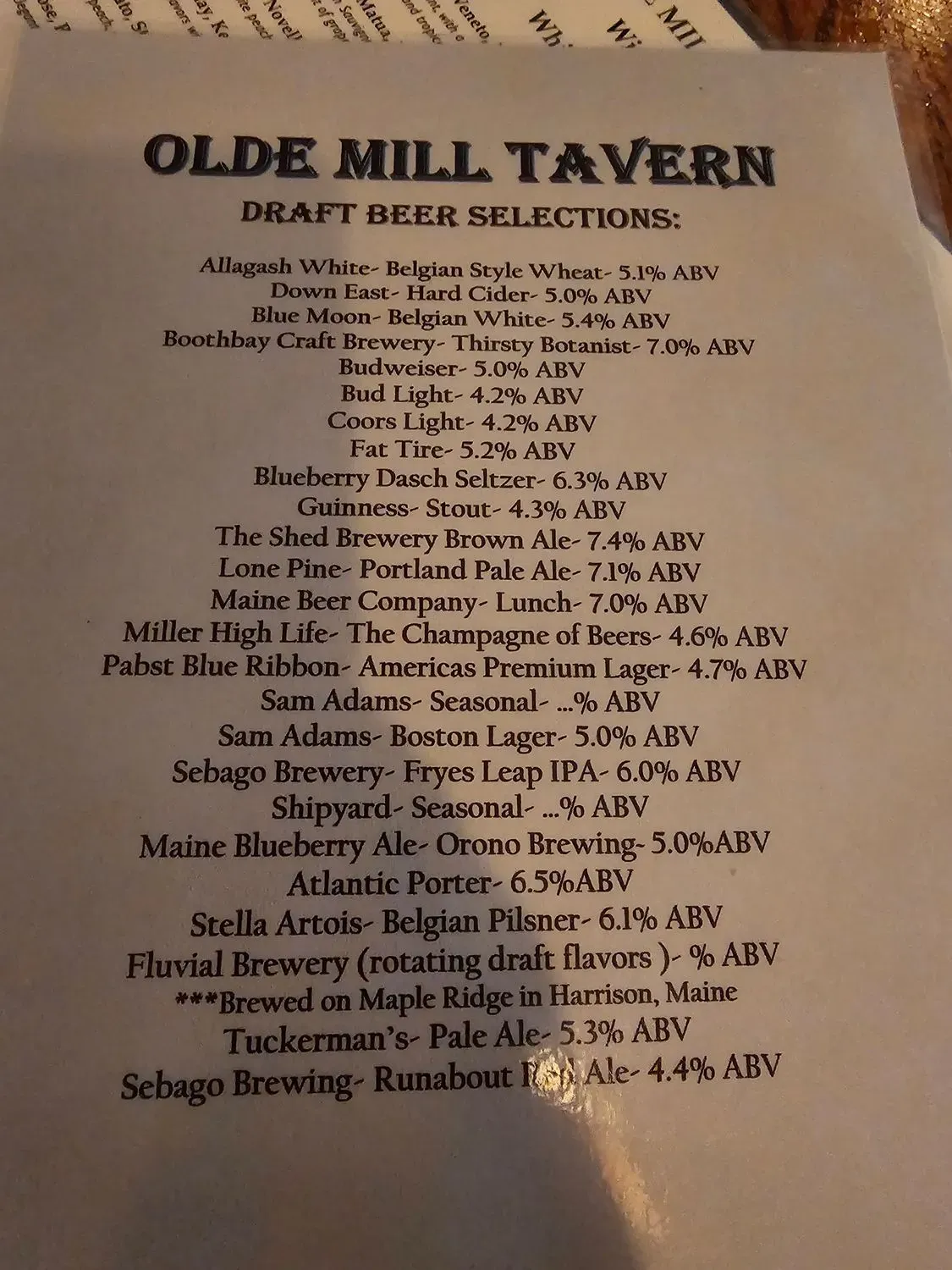 Menu 2