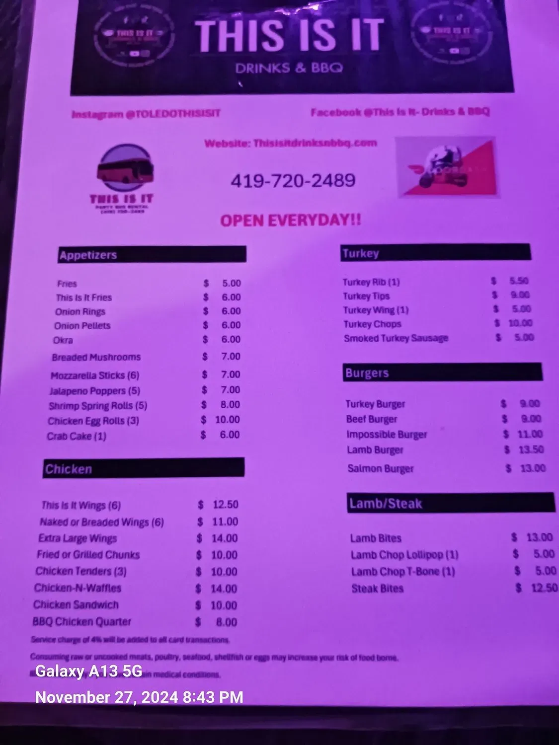 Menu 3