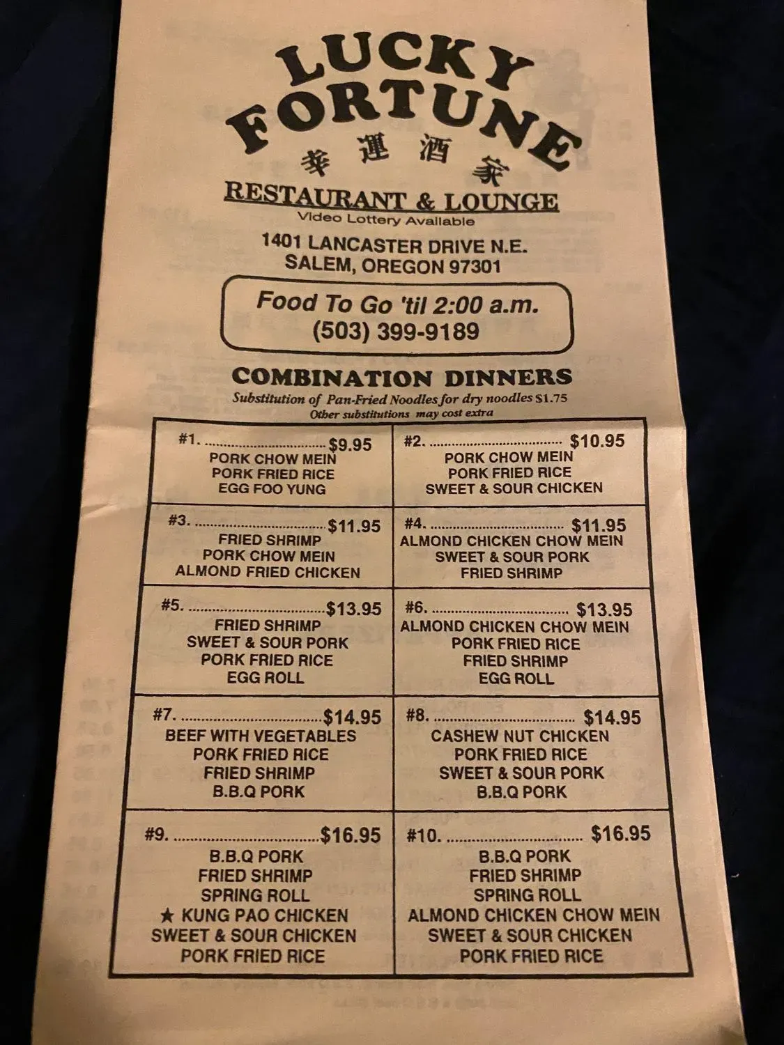 Menu 4