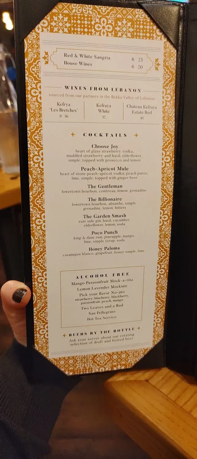 Poco Piatti Menu - Updated November 2025