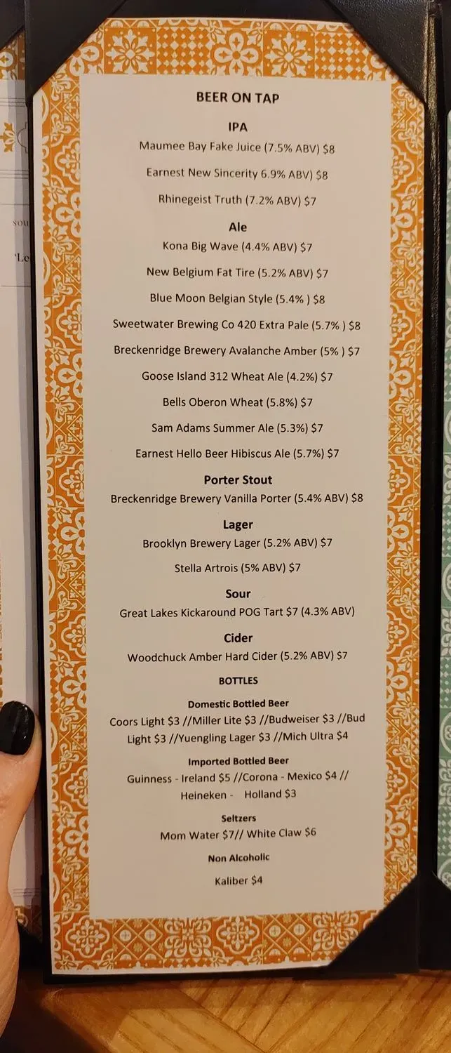Poco Piatti Menu - Updated November 2025