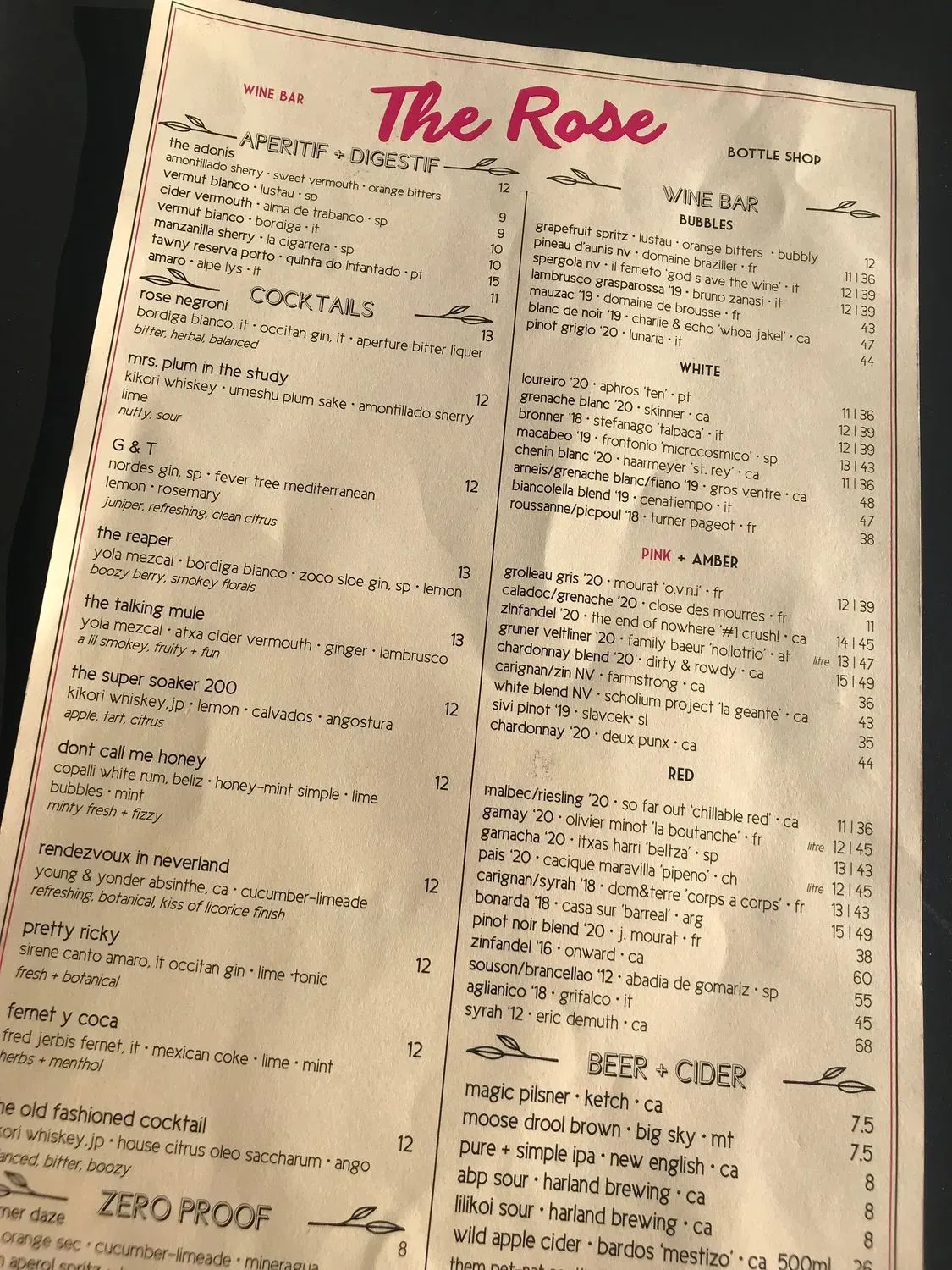 Menu 6