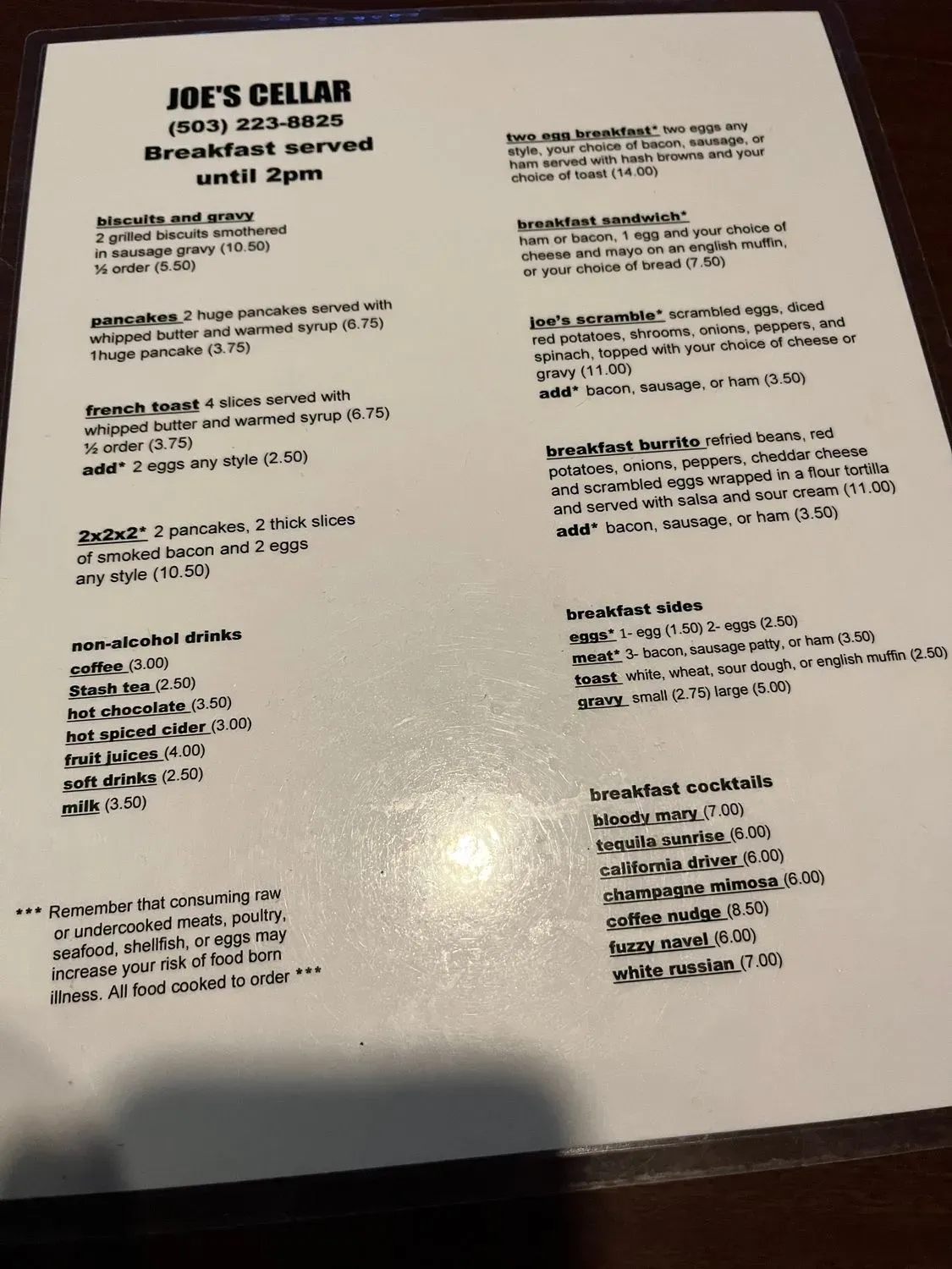 Menu 2