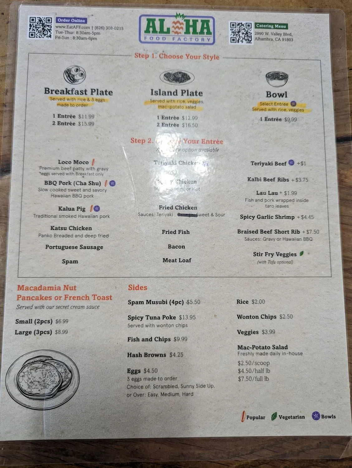 Menu 3