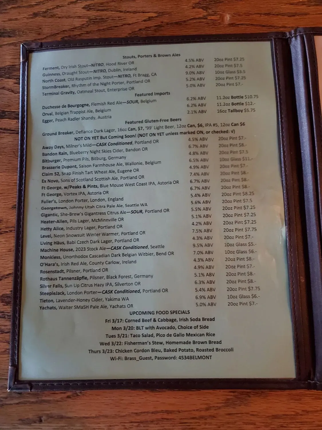 Menu 4