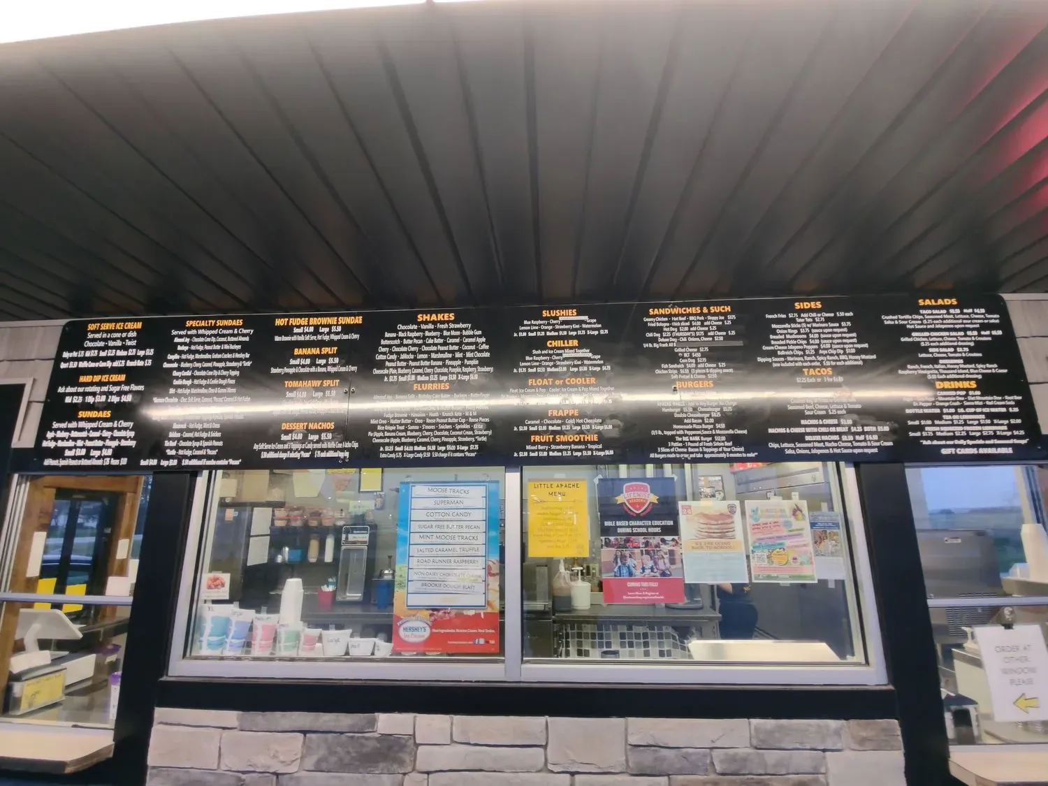 Apache Dairy Bar Menu - Updated November 2025
