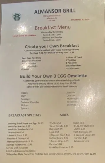 Menu 2