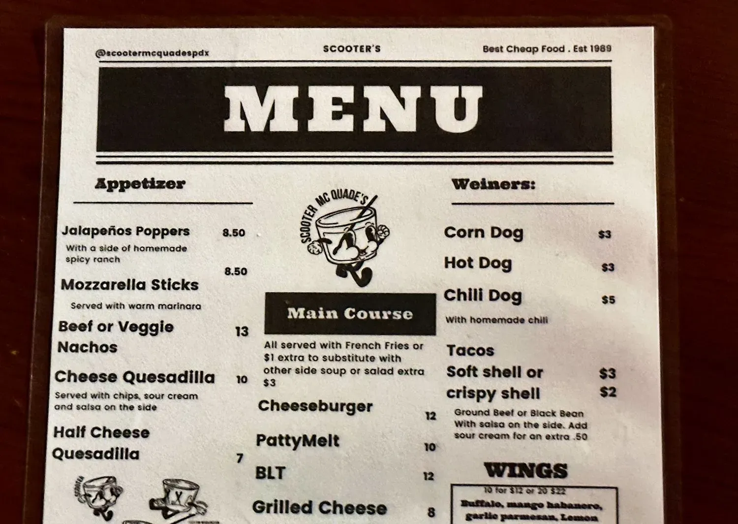 Menu 3