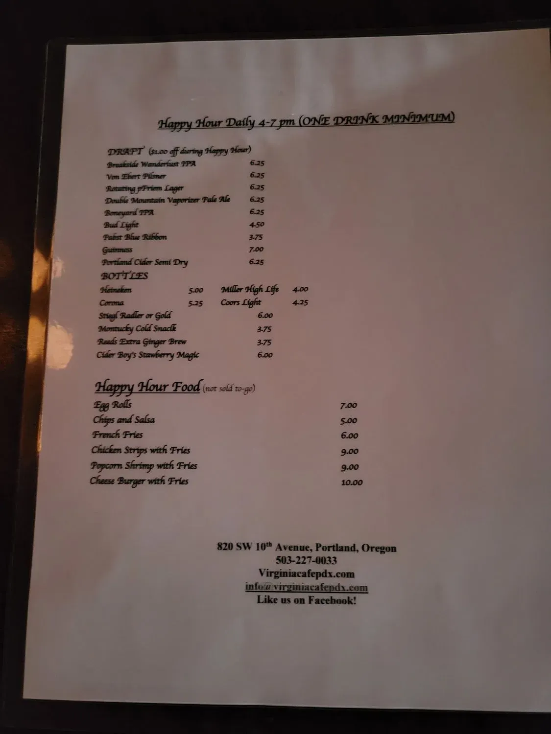 Menu 4