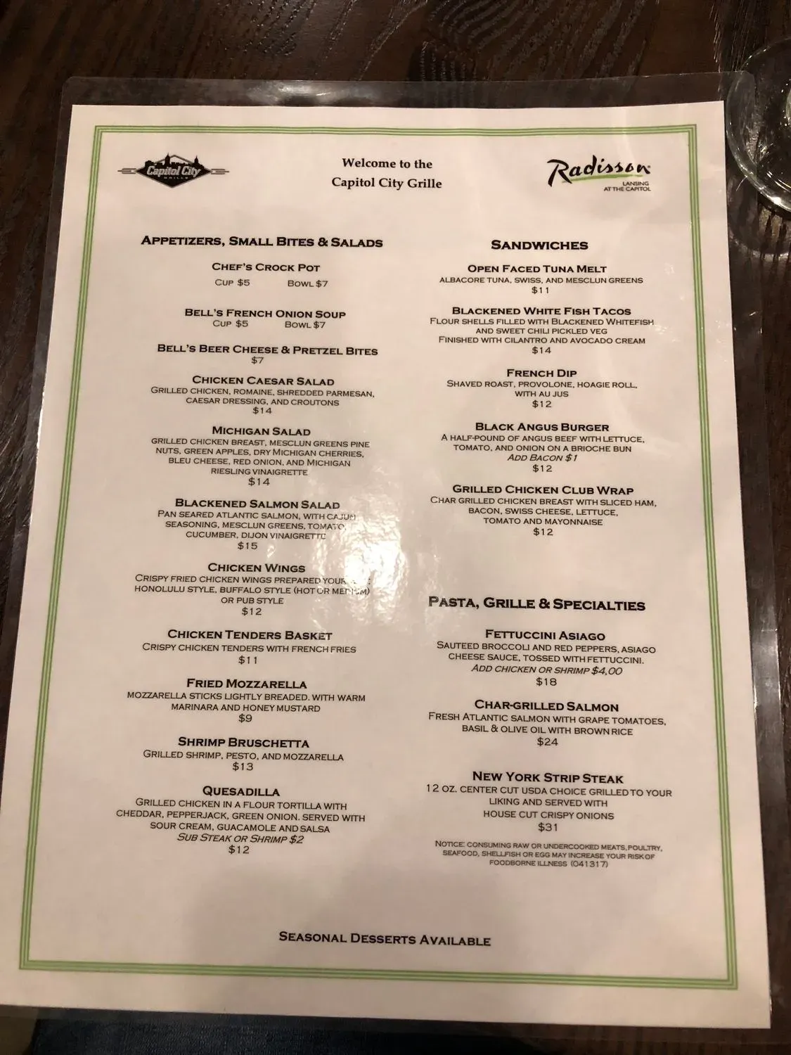 Menu 2