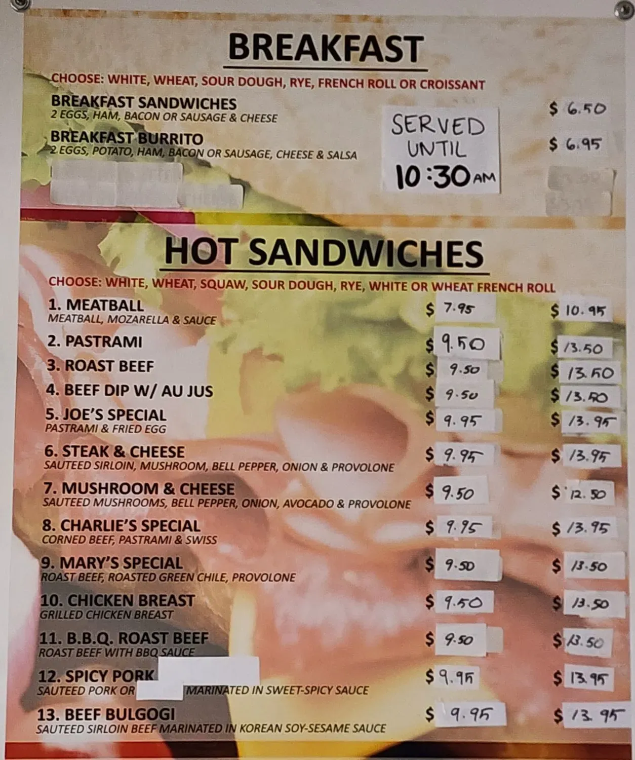 Menu 3