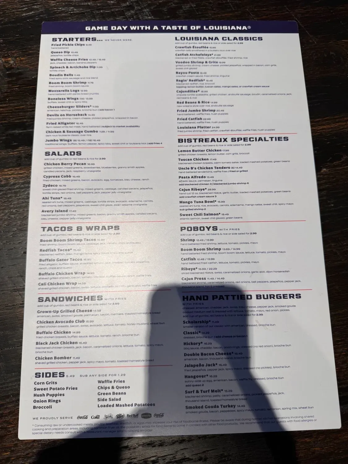 Menu 4