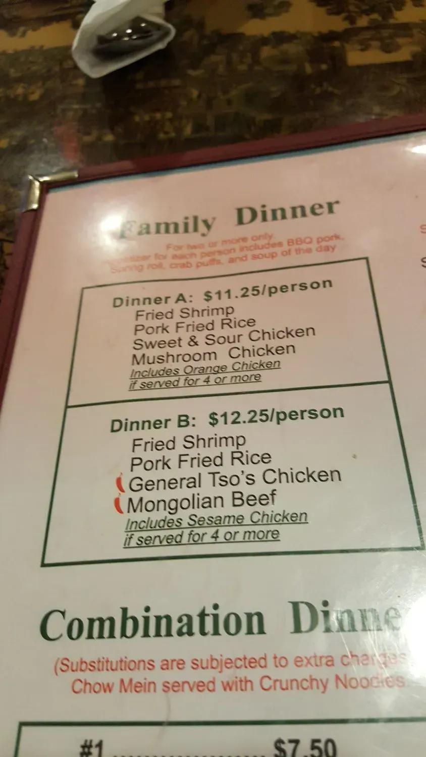 Menu 4