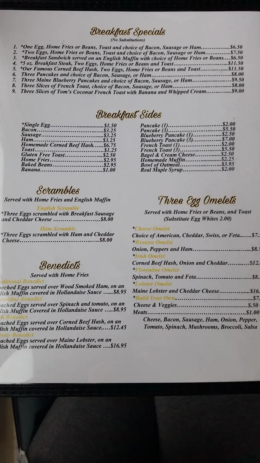 Menu 5