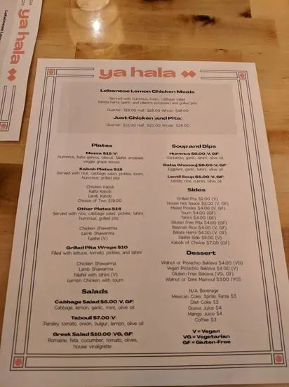 Menu 5