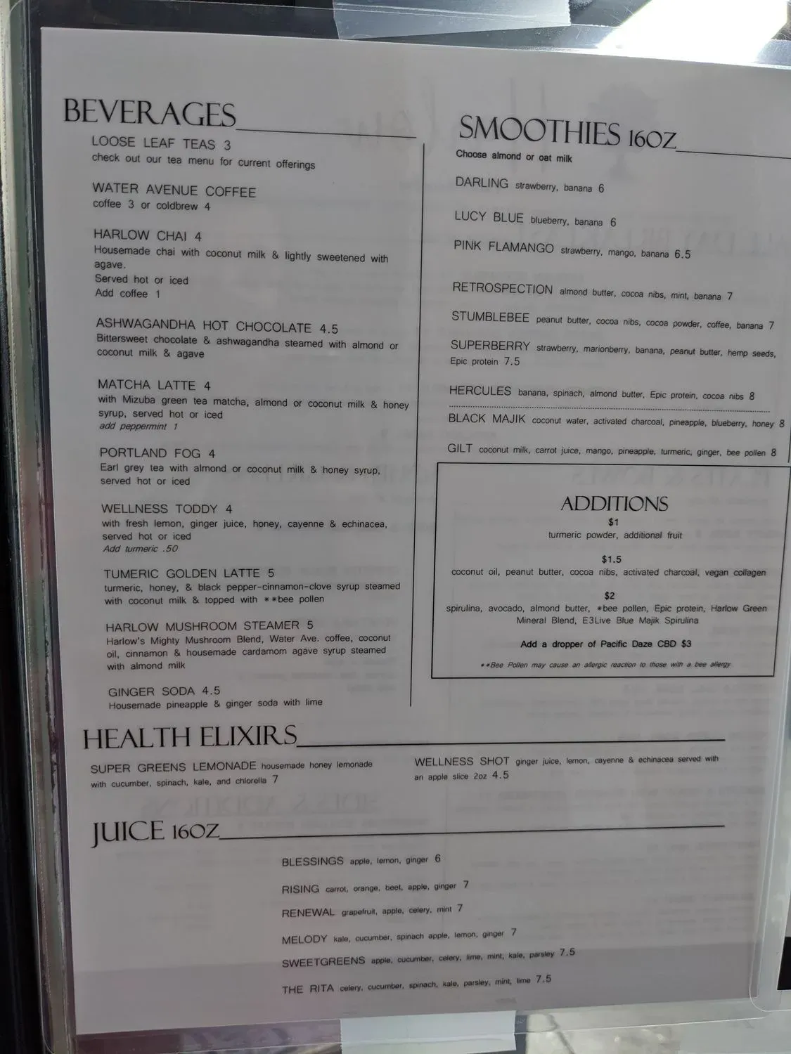 Menu 5