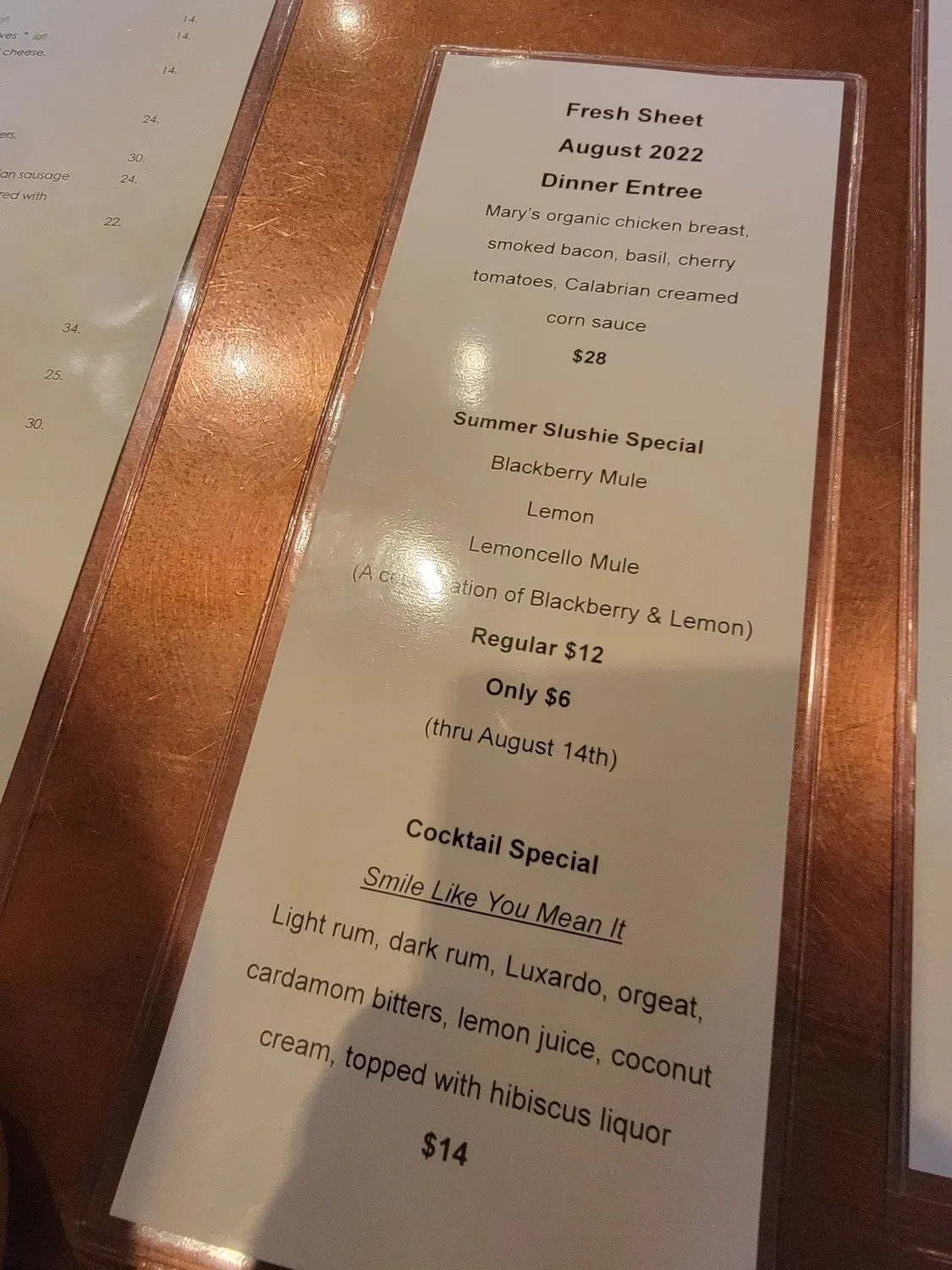 Menu 2