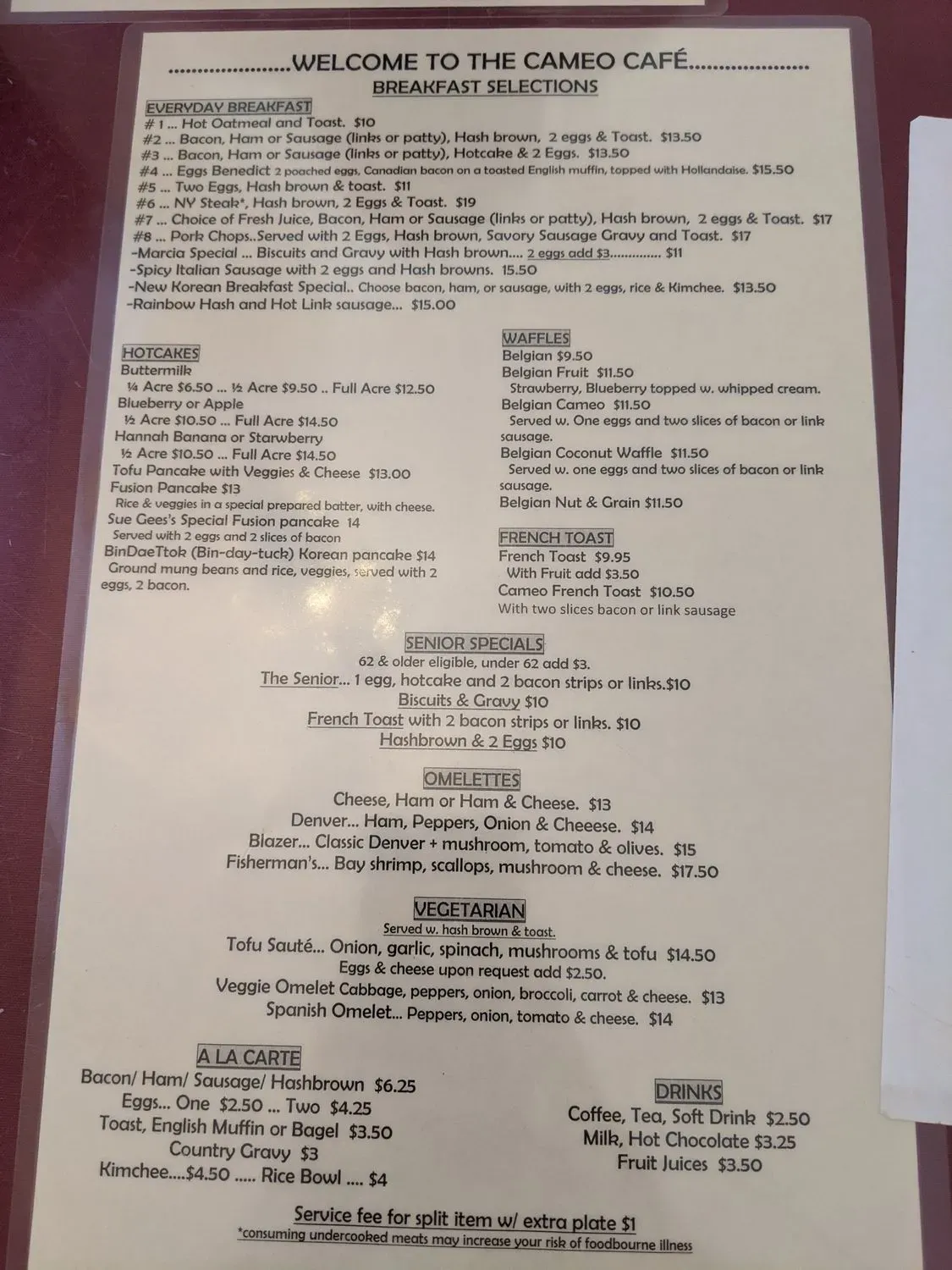 Menu 4