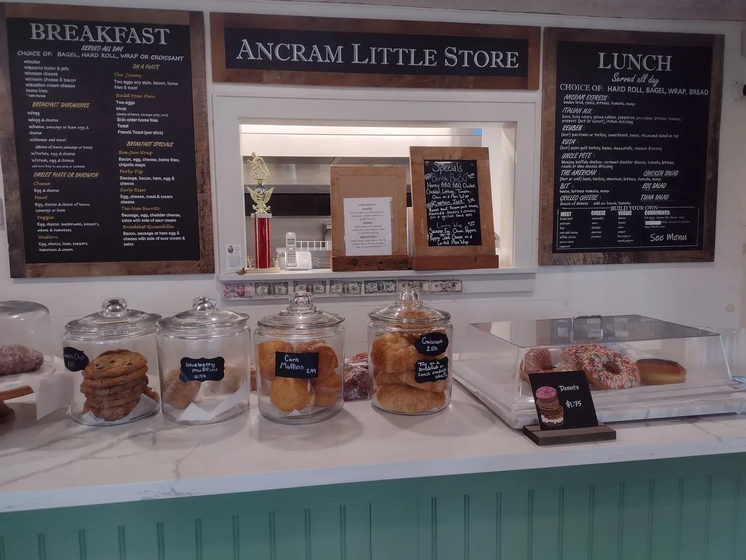 Ancram Little Store Menu - Updated November 2025