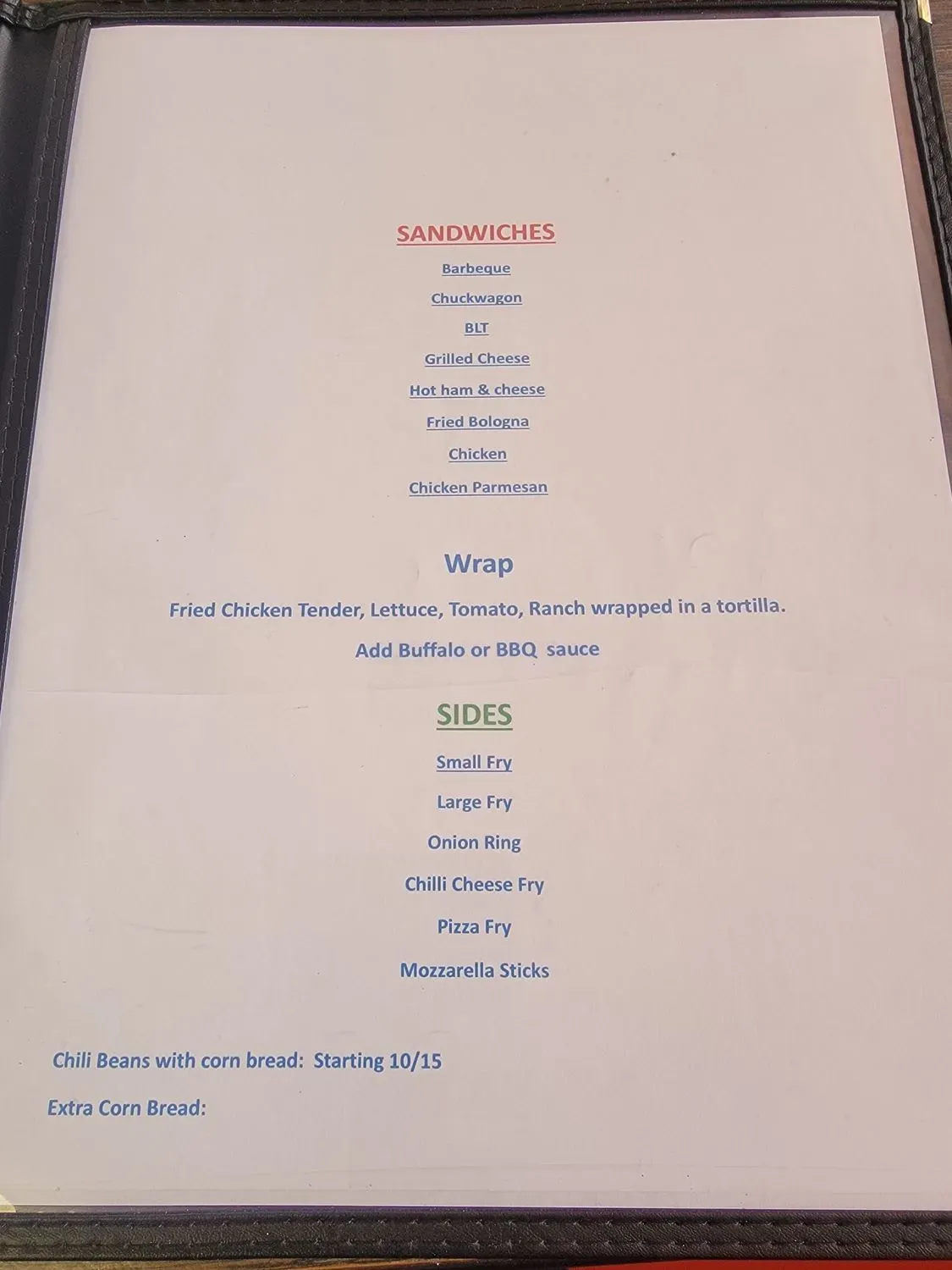 Menu 2