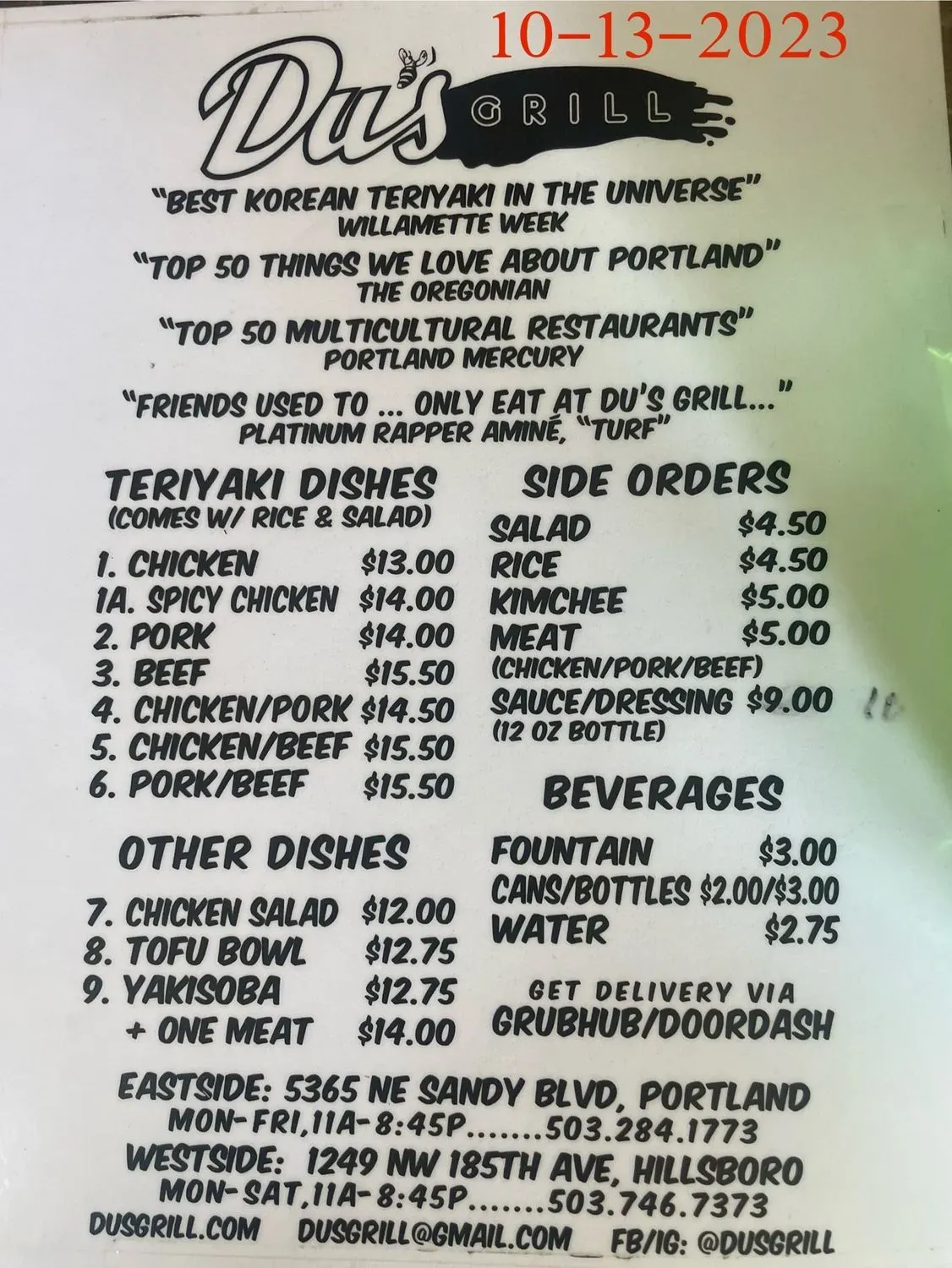 Menu 5