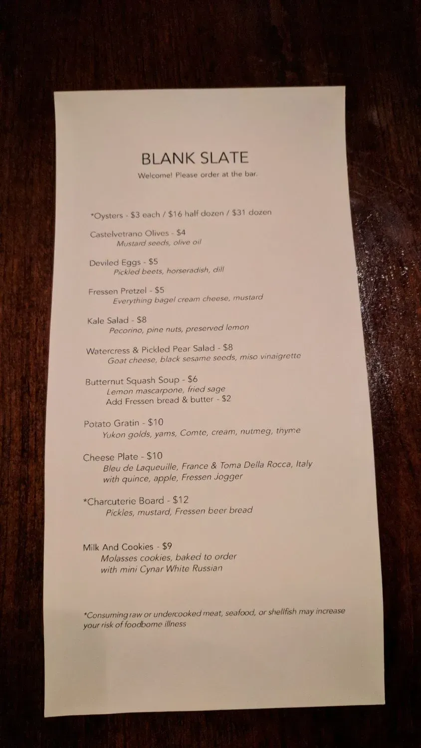 Menu 6