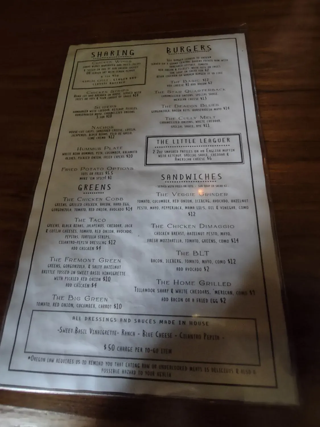 Menu 4