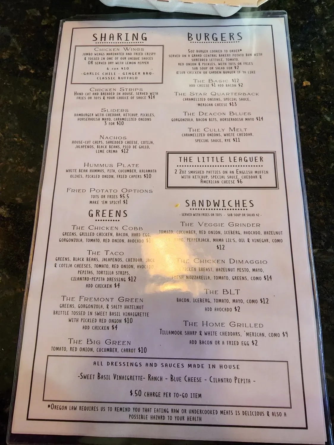 Menu 2