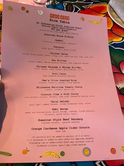 Menu 5