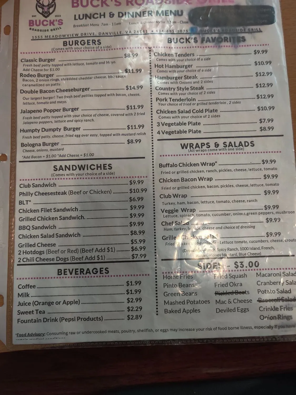 Menu 6