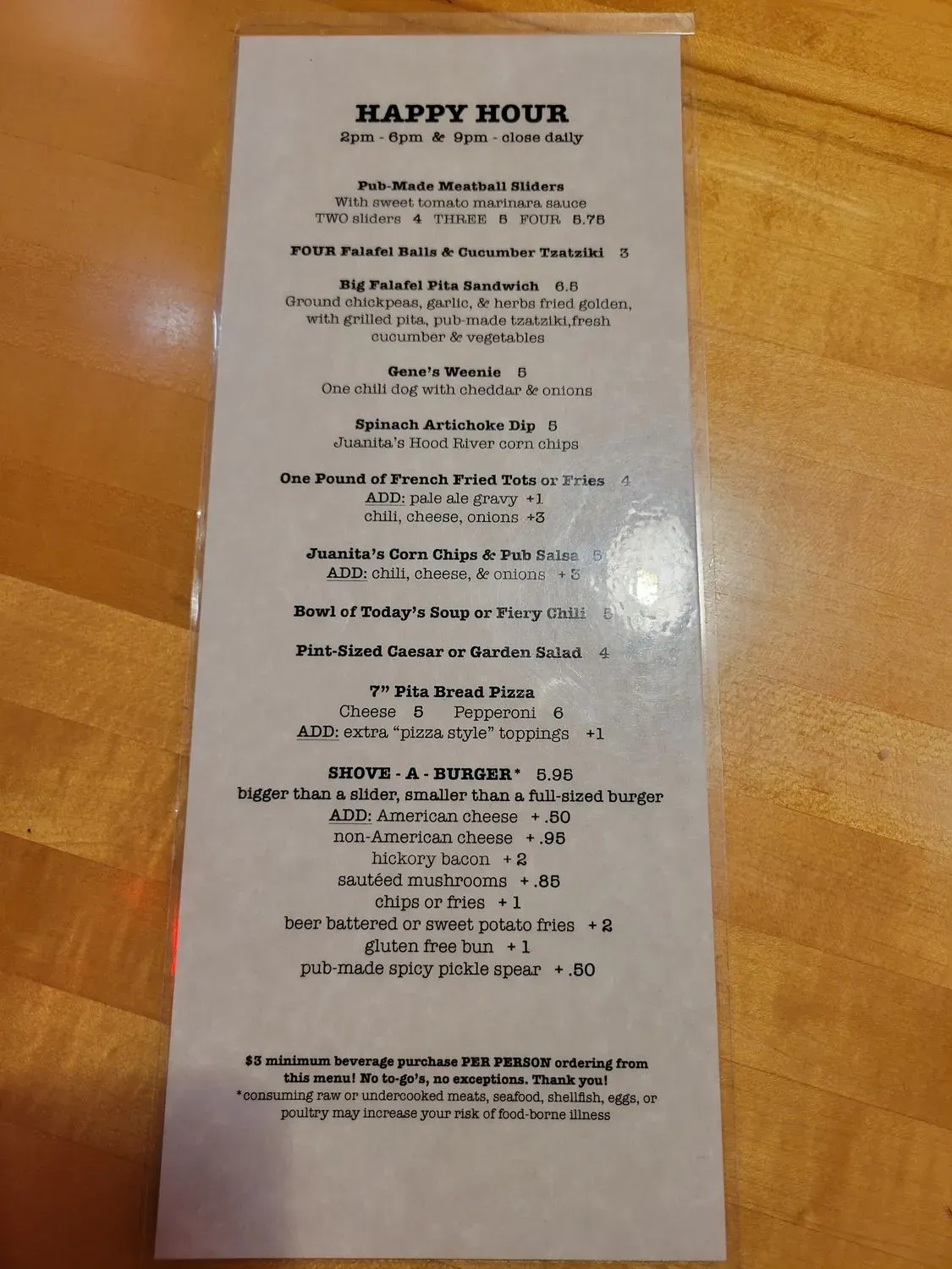 Menu 4