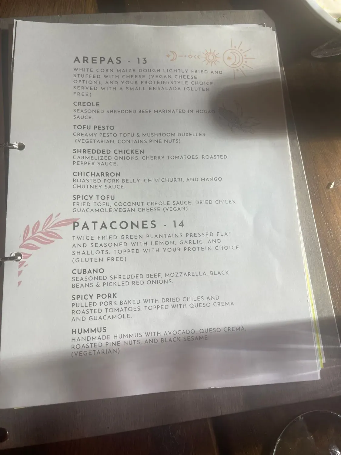 Menu 5