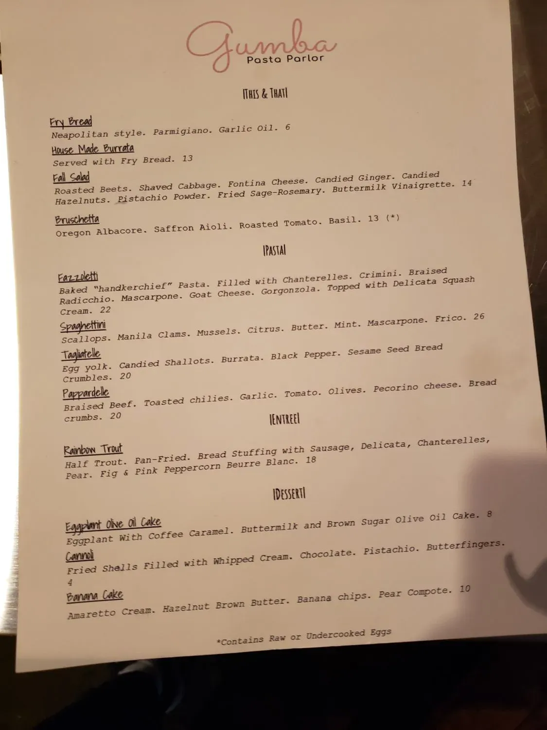 Menu 3